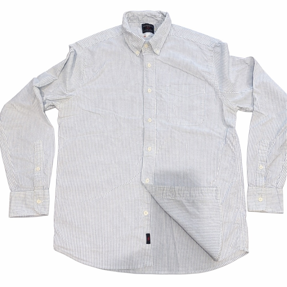Farah Vintage Men’s Striped Button Down Shirt Size M Classic Oxford